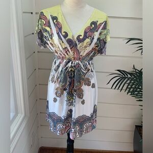 Ing Multi-color Casual Dress Size M